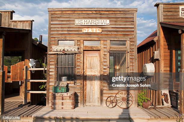 western us jail and marshall's office, ridgway, colorado - west bank bildbanksfoton och bilder