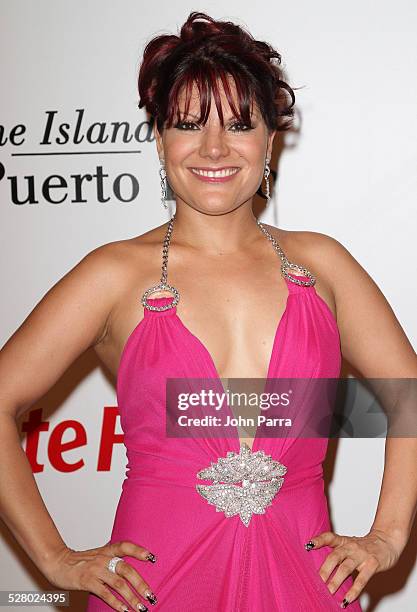 Diana Reyes arrive at the 2010 Billboard Latin Music Awards at Coliseo de Puerto Rico Jos? Miguel Agrelot on April 29, 2010 in San Juan, Puerto Rico.