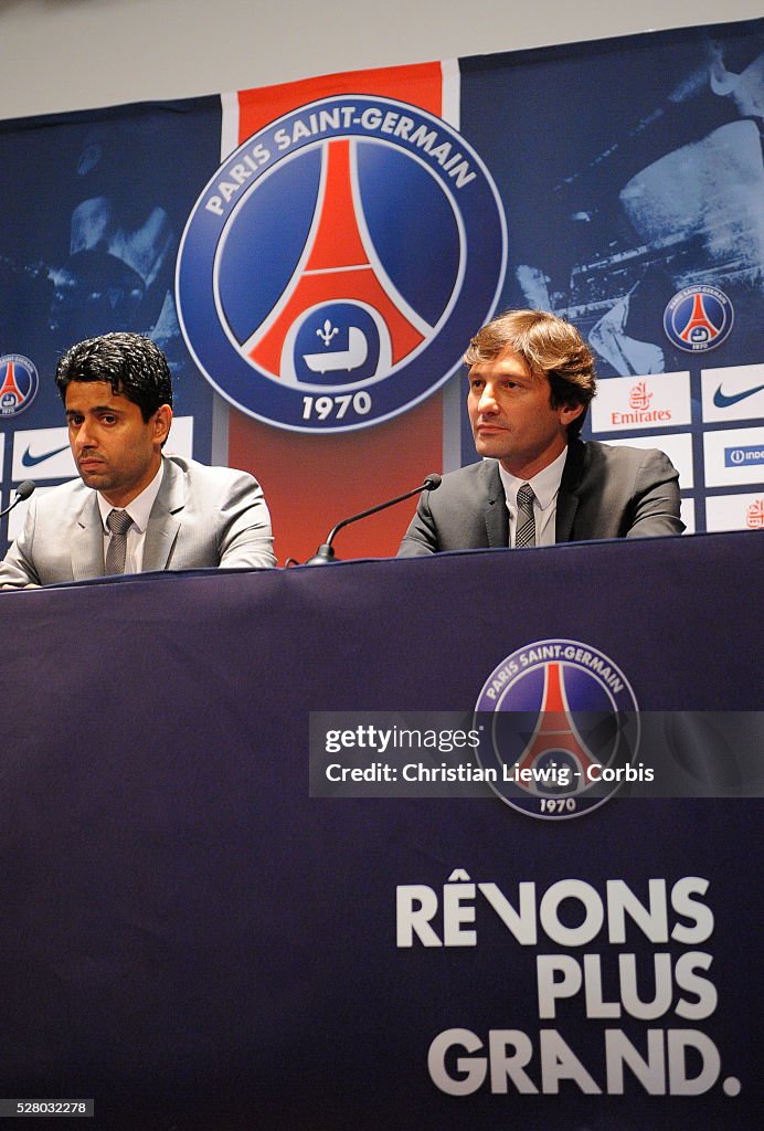 Soccer - Ligue 1 - New PSG Signing Zlatan Ibrahimovic Presentation