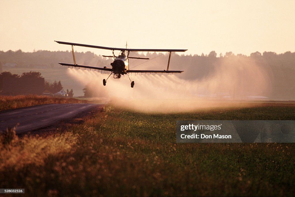 Crop-Dusting a Field