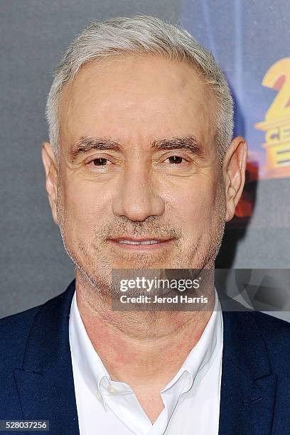 Director Roland Emmerich arrives at 20th Century Fox Home Entertainment Celebrates 20th Anniversary Edition of 'Independence Day' at Zanuck Theater...