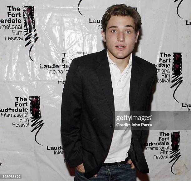 Trevor Morgan during The 21st Annual Fort Lauderdale International Film Festival Presents FLIFF Uncorked - Arrivals at Hollywood Westin Diplomat...