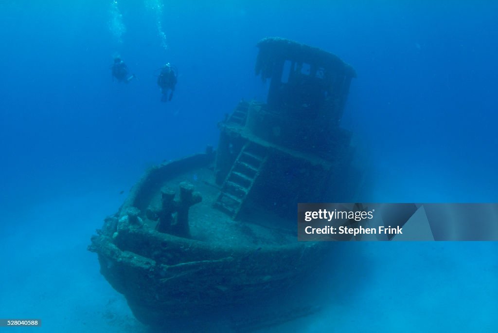 Sunken Ship Near St. Croix