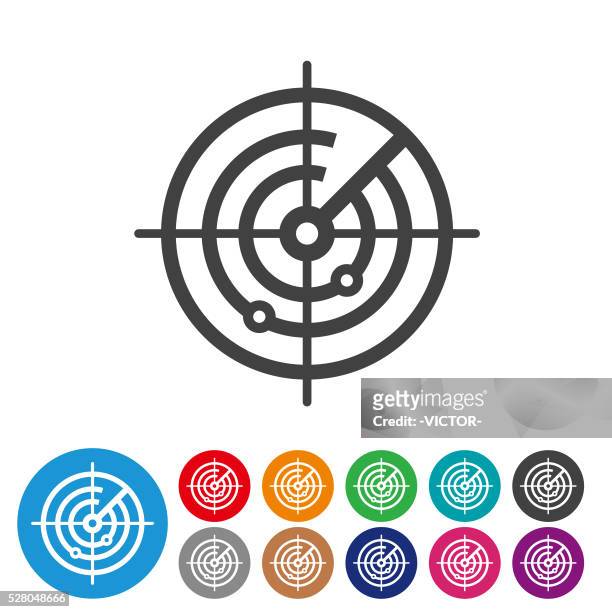 radar-icons-grafik-symbol-serie - radar stock-grafiken, -clipart, -cartoons und -symbole