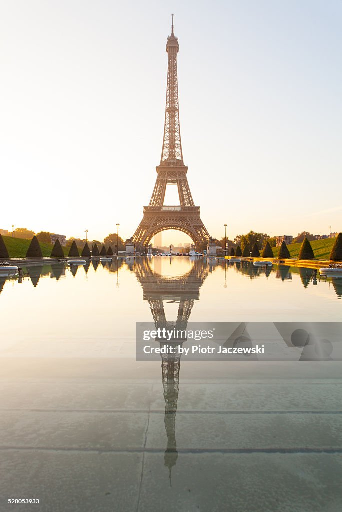 Golden Eiffel Tower