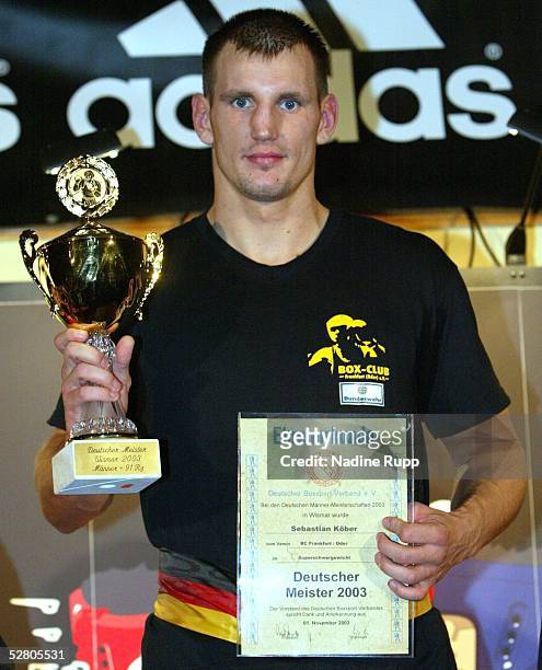Deutsche Meisterschaften 2003, Wismar; Gewichtsklasse: + 91 kg; Deutscher Meister: Sebastian KOEBER