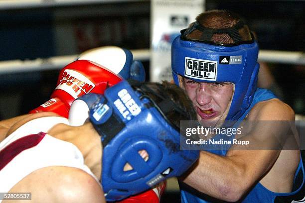 Deutsche Meisterschaften 2003, Wismar; Gewichtsklasse: 54 kg; Deutscher Meister: Wilhelm GRATSCHOW , rechts: Anatoli SCHMIDT