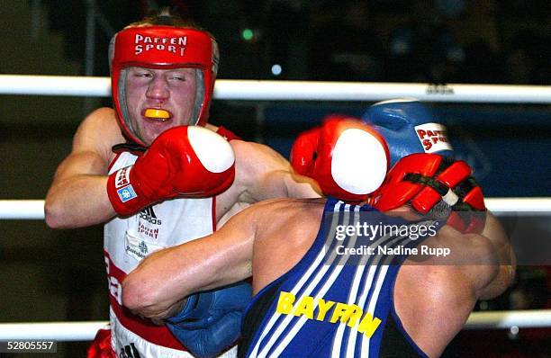 Deutsche Meisterschaften 2003, Wismar; Gewichtsklasse: 60 kg; Deutscher Meister: Enrico WAGNER , rechts: Juergen DEMIN