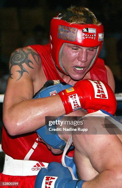 Deutsche Meisterschaften 2003, Wismar; Gewichtsklasse: 81 kg; Deutscher Meister: Tino GROSS , vorne: Matthias KEMPE