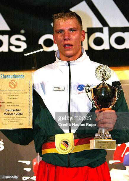 Deutsche Meisterschaften 2003, Wismar; Gewichtsklasse: 81 kg; Deutscher Meister: Tino GROSS