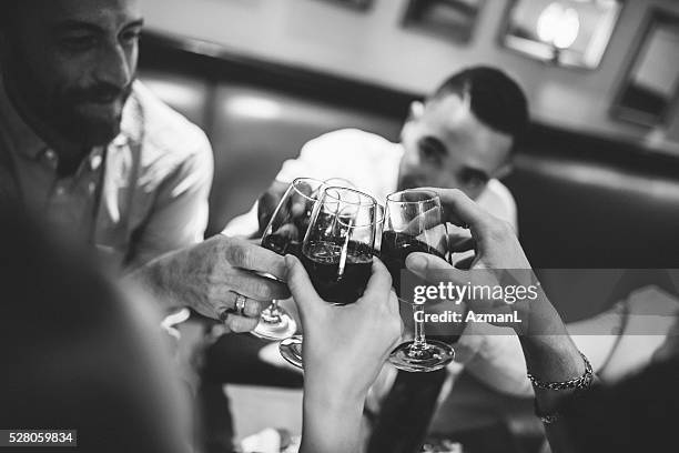 cheers to awesome parties! - woman wine black and white stock pictures, royalty-free photos & images