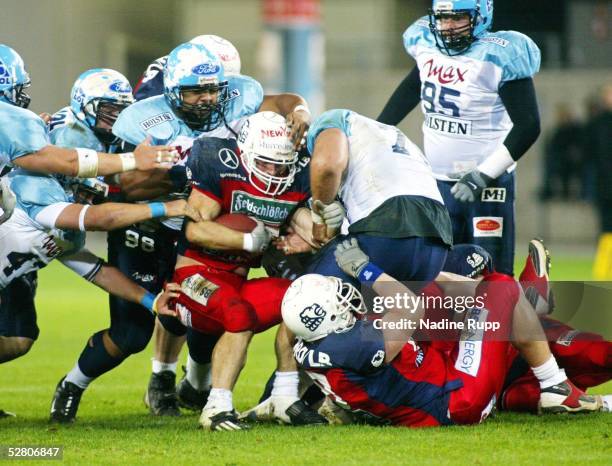 German Bowl 2003, Wolfsburg; Braunschweig Lions - Blue Devils 36:37