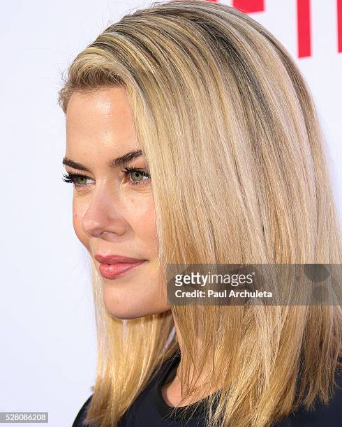 Actress Rachael Taylor attends the Netflix original series' "Marvel's Jessica Jones" FYC screening and Q&A at Paramount Studios on May 3, 2016 in...