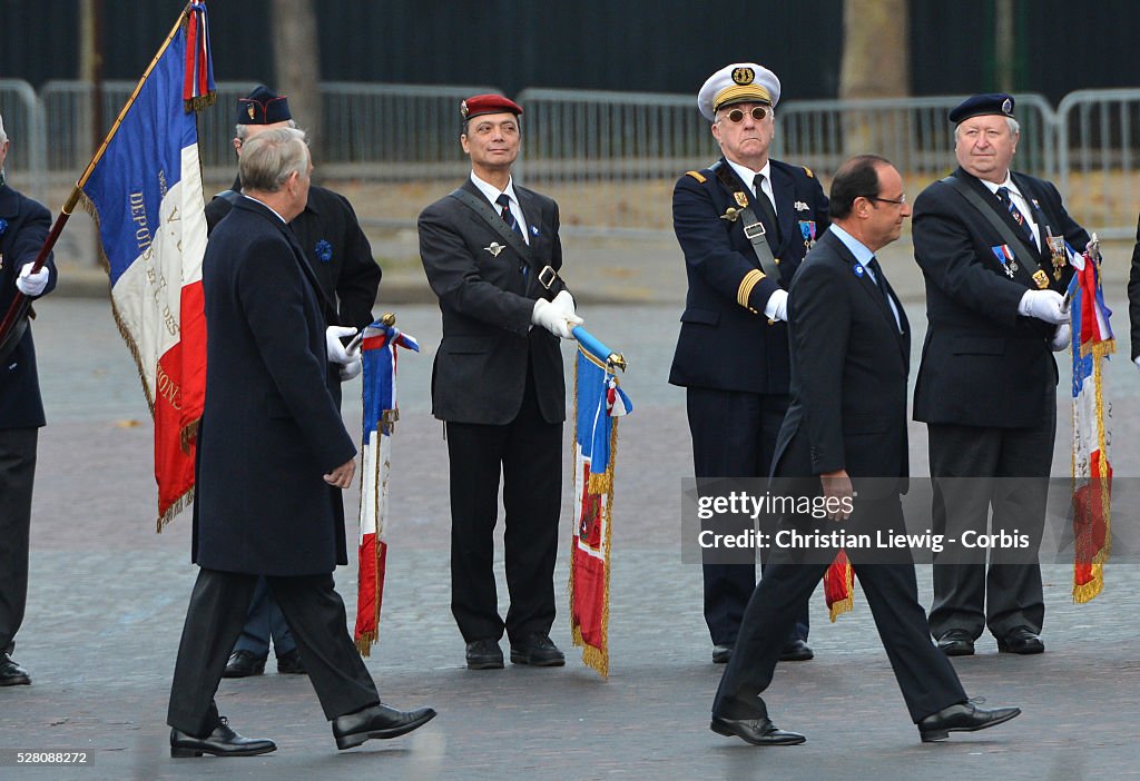 Armistice Day ceremony in Paris