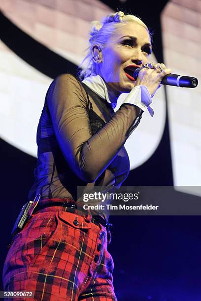 Gwen Stefani performs with Bush as part of KROQ's Almost Acoustic Christmas 2012 at Gibson Amphitheatre in Universal City, California.
