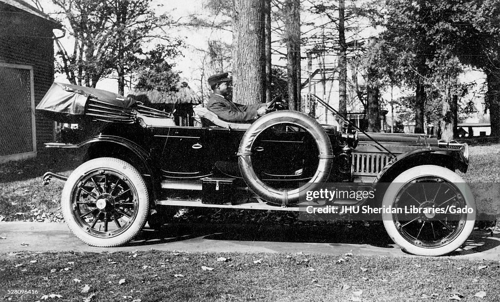 Packard Car With Chauffeur