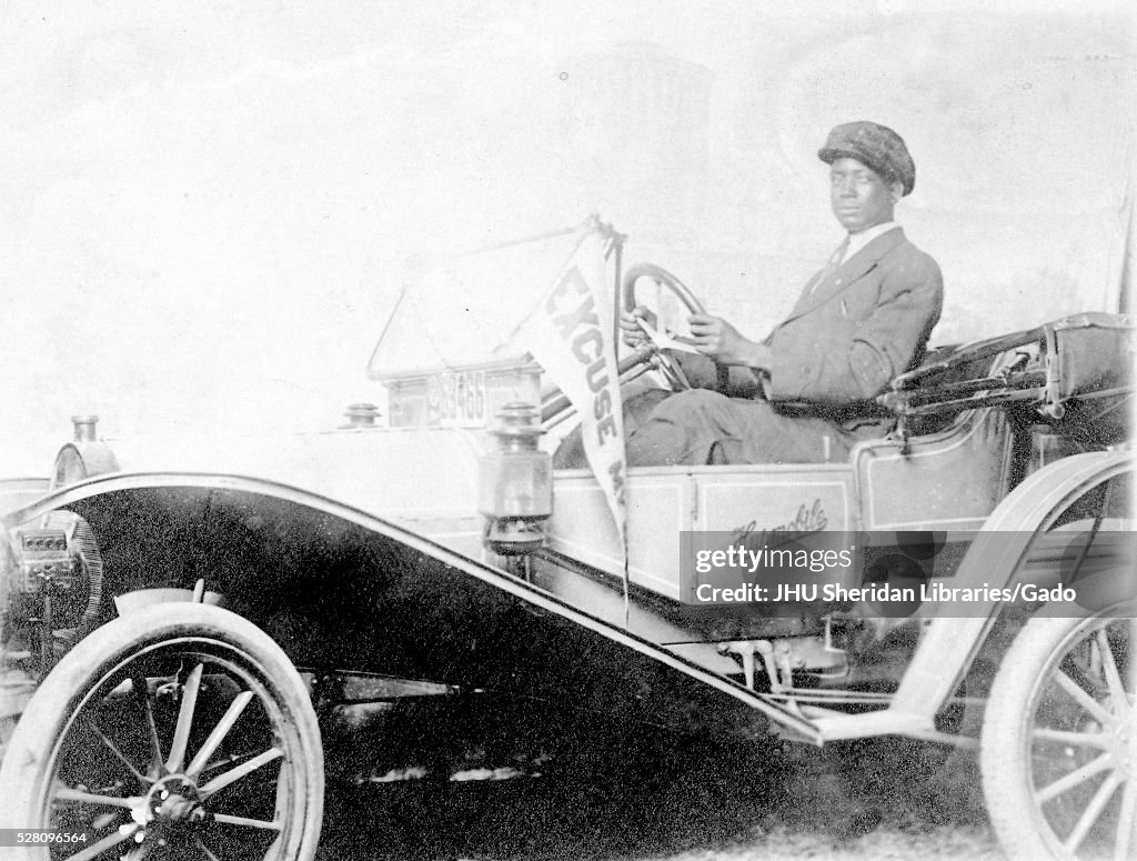 African American In Hupmobile