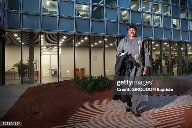 Prosecutor of the International Criminal Court, Fatou Bensouda is photographed for Paris Match on december 10, 2015 in La haye.