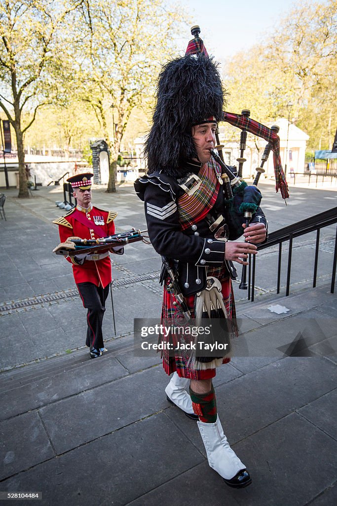100 Year Old Bagpipes Feature In Beating Retreat Concert Launch
