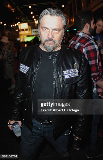 Cosplayer dressed as Chibs from 'Sons Of Anarchy' attends Club Cosplay At House Of Blues Downtown Disney held at House Of Blues on April 29, 2016 in...