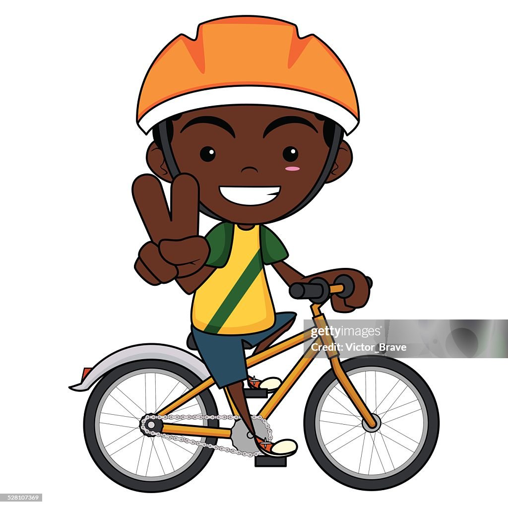 Kid Riding Bike High-Res Vector Graphic - Getty Images