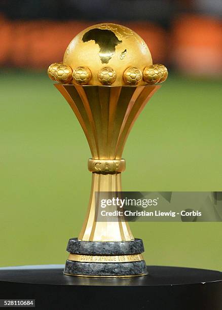 Nigeria,s Cup trophy during the 2013 Orange Africa Cup of Nations Final soccer match, Nigeria VS Burkina Faso at Soccer city stadium, South Africa on...