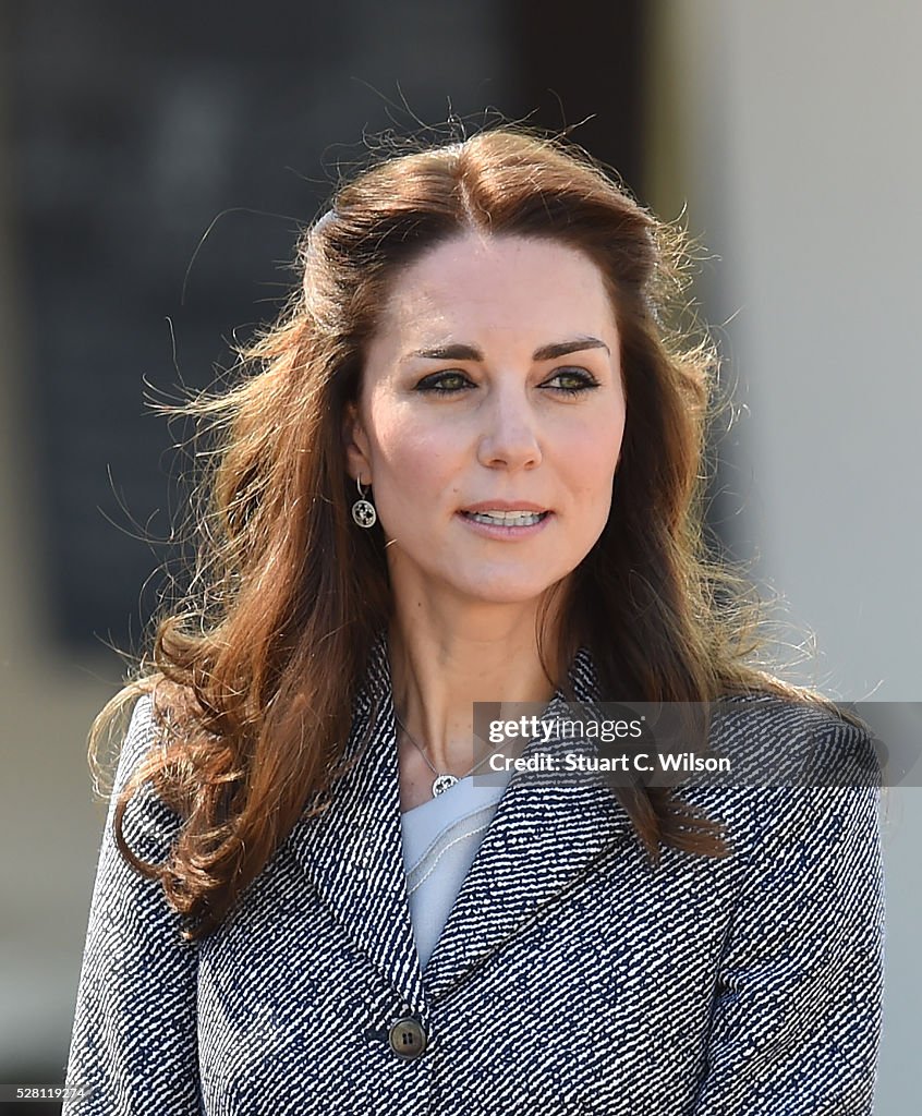 The Duchess Of Cambridge Opens The Magic Garden At Hampton Court Palace