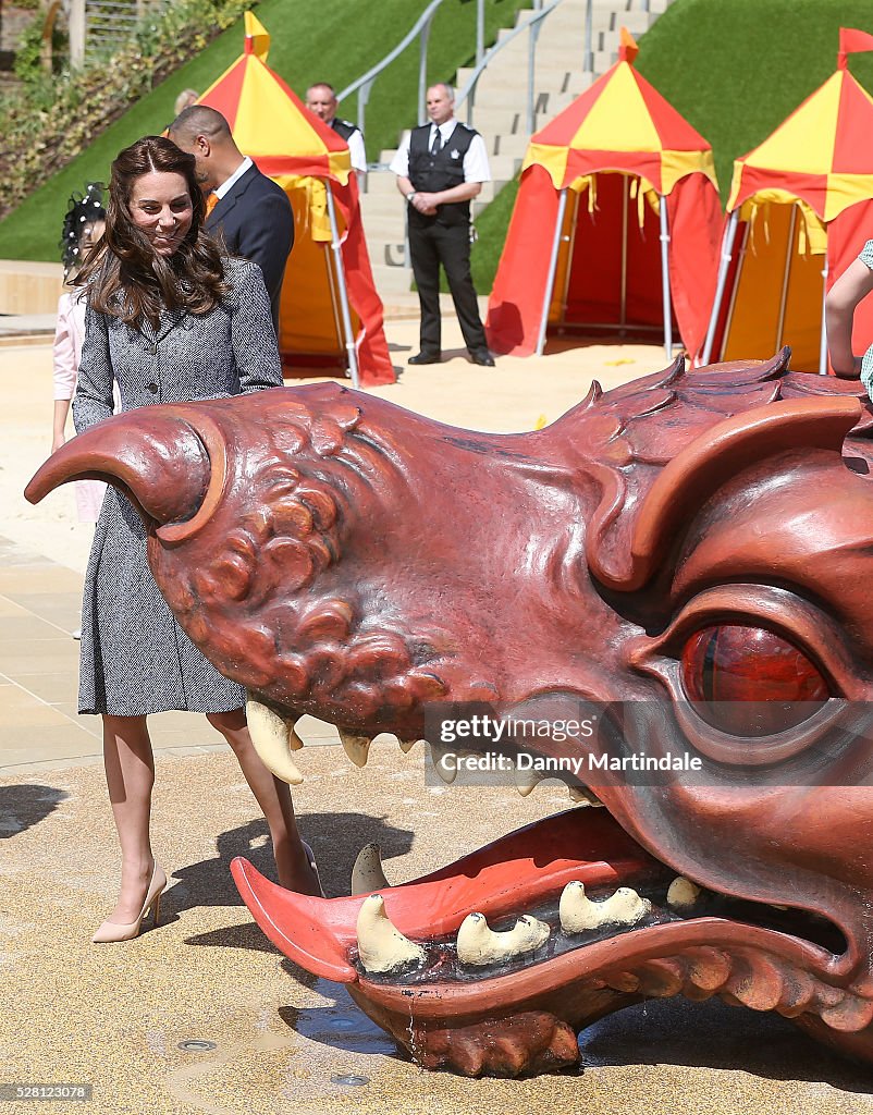 The Duchess Of Cambridge Will Open The Magic Garden At Hampton Court Palace