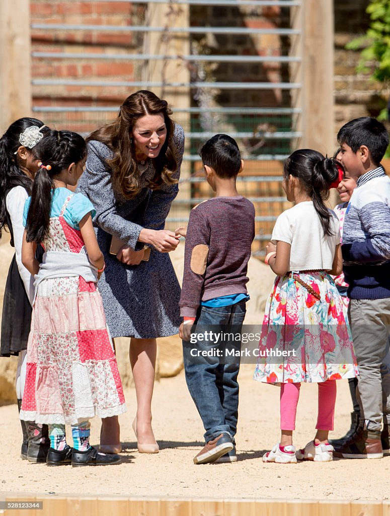 The Duchess Of Cambridge Will Open The Magic Garden At Hampton Court Palace