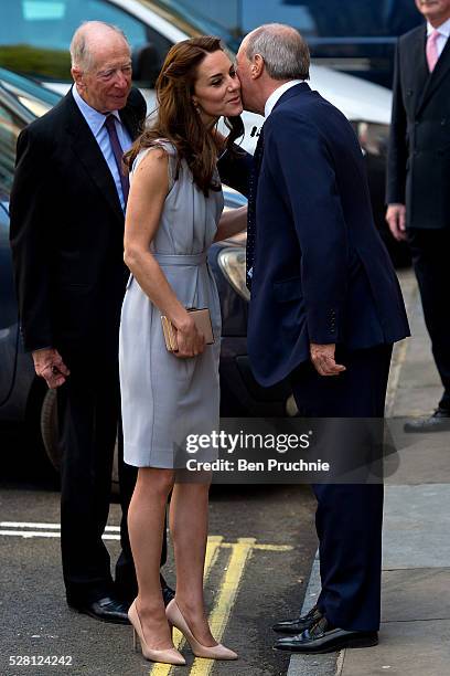 Catherine, Duchess of Cambridge arrives at the Anna Freud Centre on May 4, 2016 in London, England.