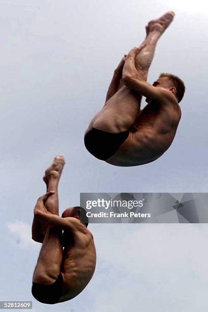 In Istanbul/, 30.07.99, Synchronspringen 3m SILBER Holger SCHLEPPS/GER, Alexander MESCH/GER