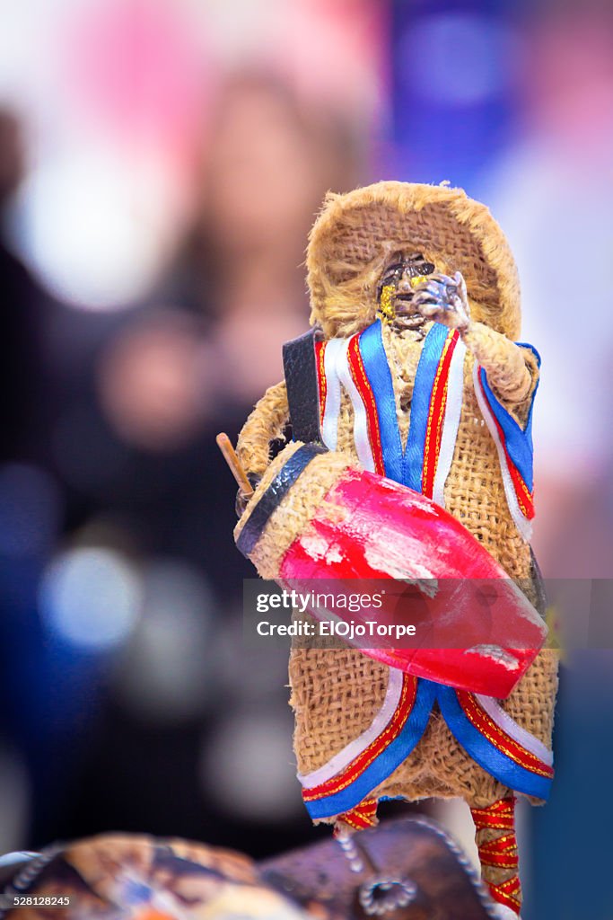 Souvenir representing Uruguayan carnival