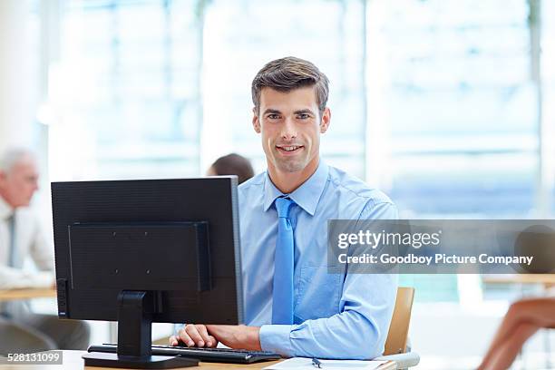 he's on the fast track to management - shirt and tie stock pictures, royalty-free photos & images