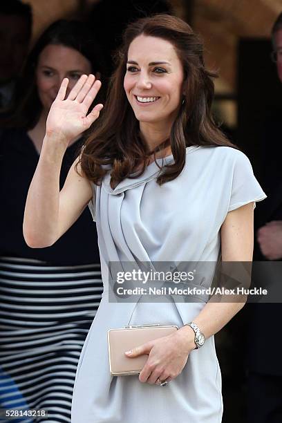 Catherine, Duchess Of Cambridge attends a lunch in support of the Anna Freud Centre at Spencer House on May 04, 2016 in London, England.
