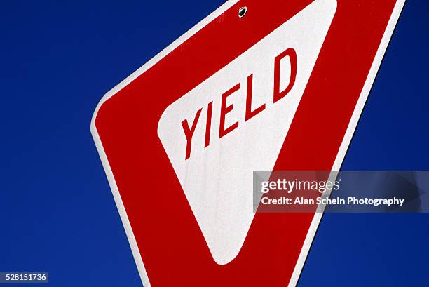 Yield Button 107 Yield Sign Shape Stock Photos, High-Res Pictures, and Images ...