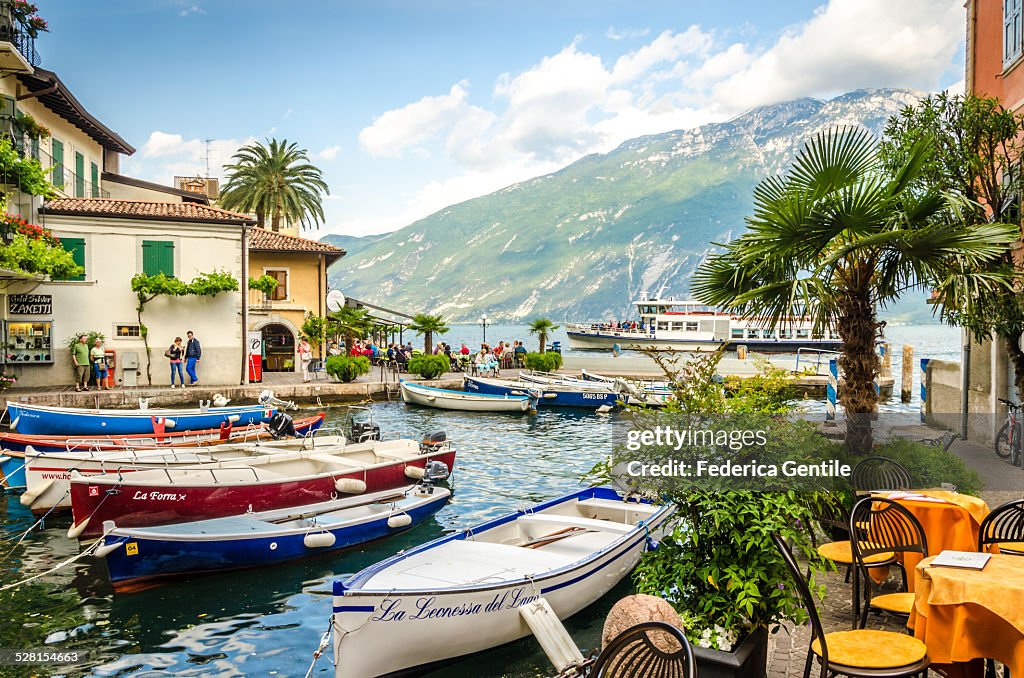 Little harbour of Limone sul Garda