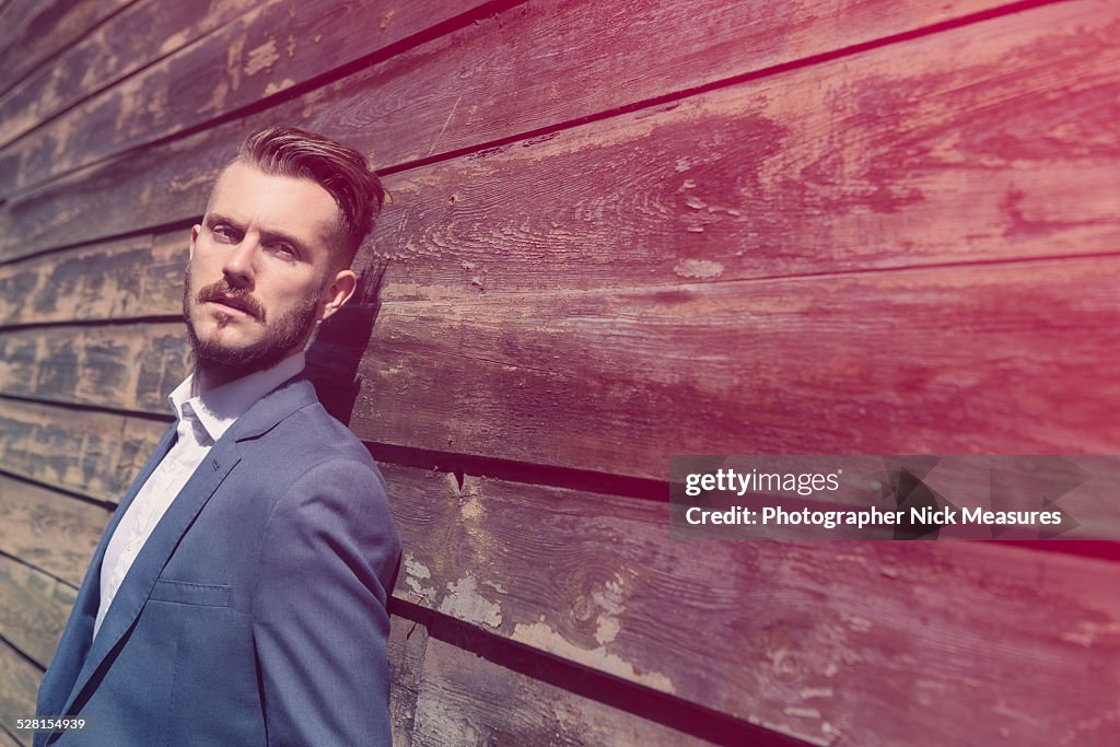 Portrait of well dressed man