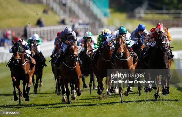 Franny Norton riding Kimberella win The Boodles Diamond Handicap Stakes at Chester racecourse on May 4, 2016 in Chester, England.