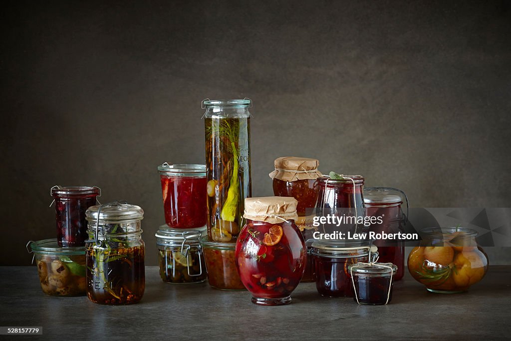 Homemade canned goods