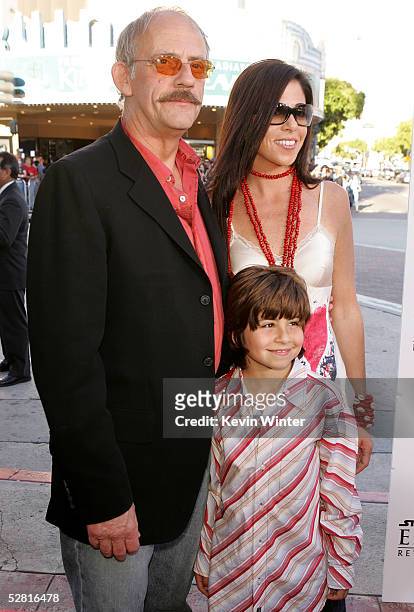 Actor Christopher Lloyd and Lisa Loiacono arrive at the "Star Wars Episode III - Revenge Of The Sith" Los Angeles Premiere at the Mann Village...