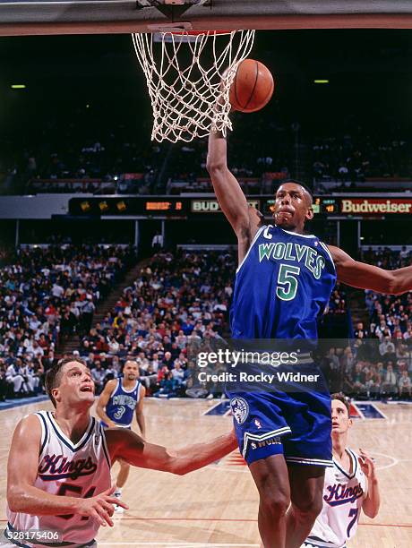 90 Timberwolves Minnesota Timberwolves 90s Imagens e fotografias de stock - Getty Images
