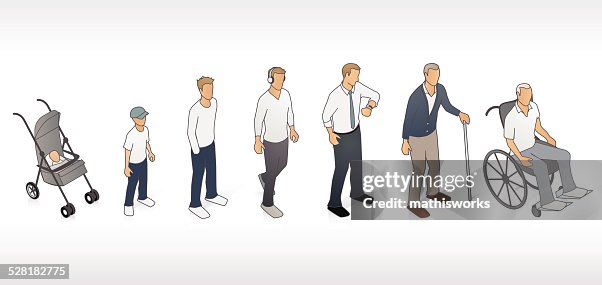 Life. Step Life Stages Illustration High-Res Vector Graphic - Getty Images