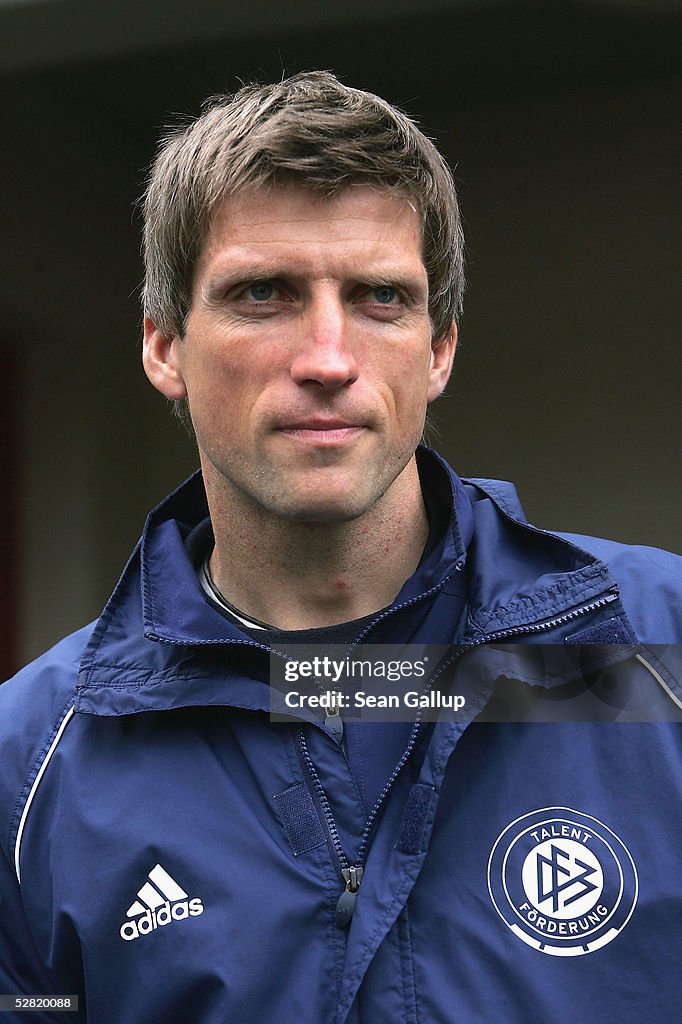German Soccer Federation Coordinator Trains Youngsters