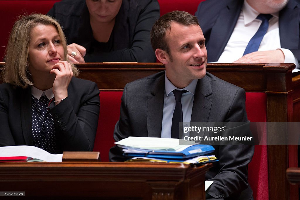 Questions To The Government At French National Assembly In Paris