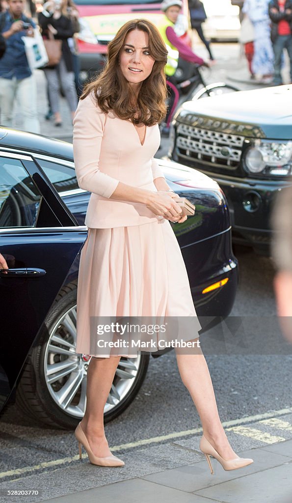 The Duchess Of Cambridge Visits The "Vogue 100: A Century Of Style" Exhibition