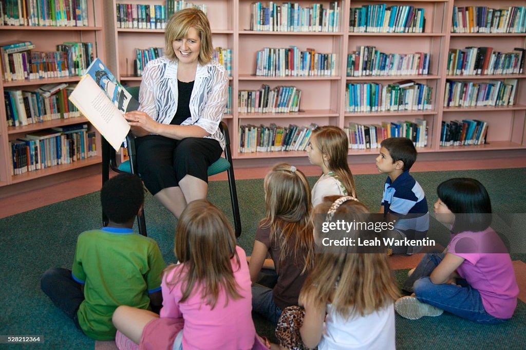 Teacher Reading to Students