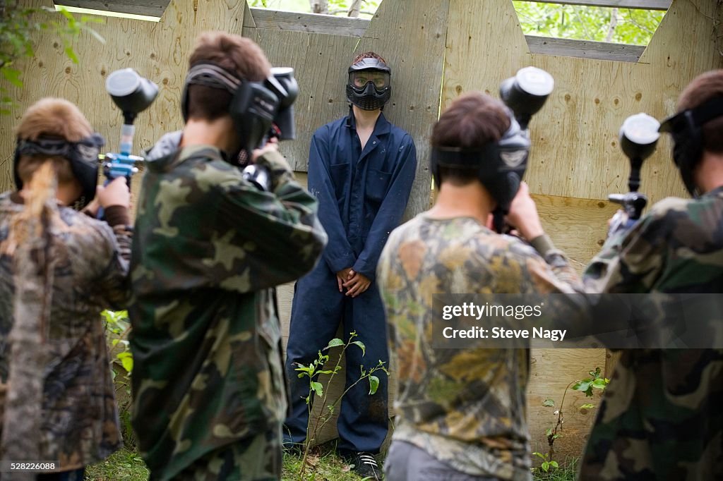 Paintball Firing Squad