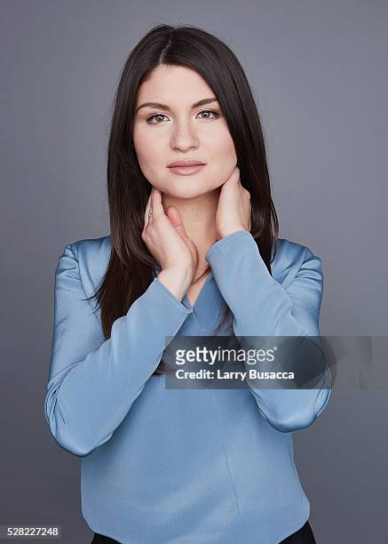 Actress Phillipa Soo poses for a portrait at the 2016 Tony Awards Meet The Nominees Press Reception on May 4, 2016 in New York City.