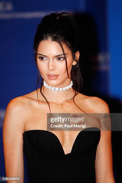 Model Kendall Jenner attends the 102nd White House Correspondents' Association Dinner on April 30, 2016 in Washington, DC.