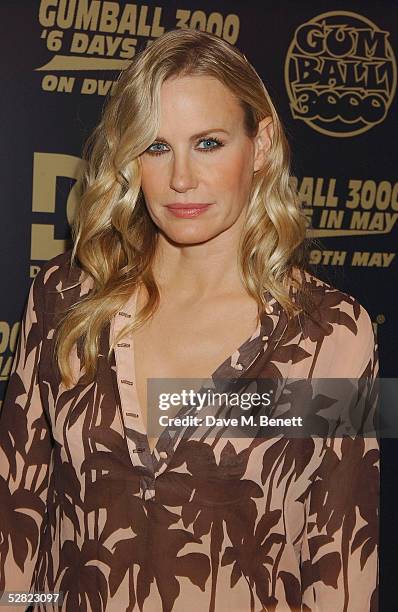 Daryl Hannah attends the Gumball 3000 "6 Days In May" DVD Premiere, and launch party for this year's rally, at Victoria House, Bloomsbury Square on...